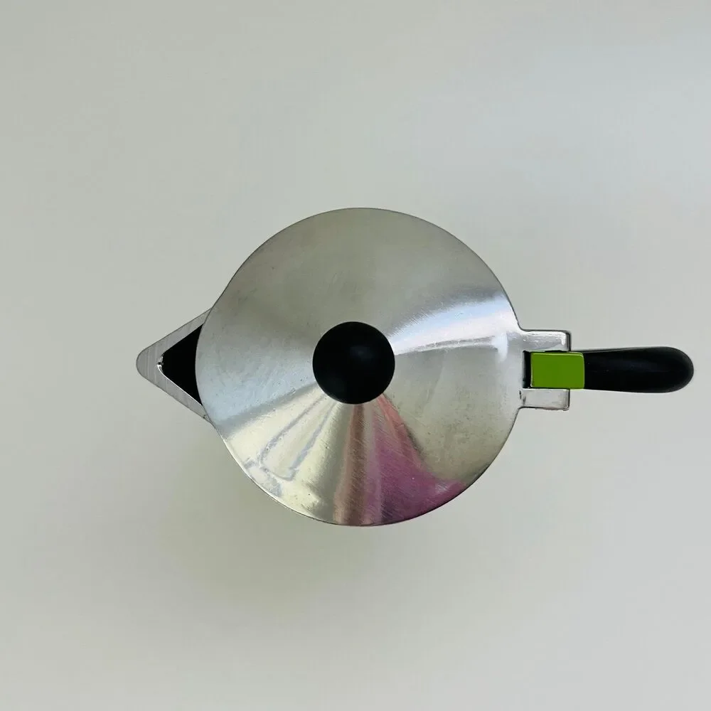 BIALETTI Rainbow Green Aluminum Moka Pot 3 Cup Italian Stovetop Expresso Maker